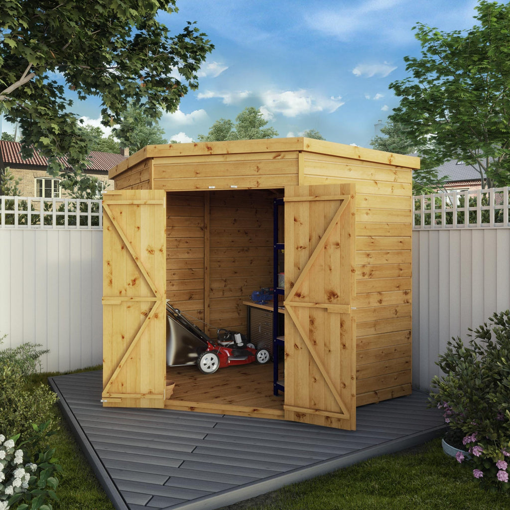Mercia 7x7 Shiplap Corner Wooden Shed