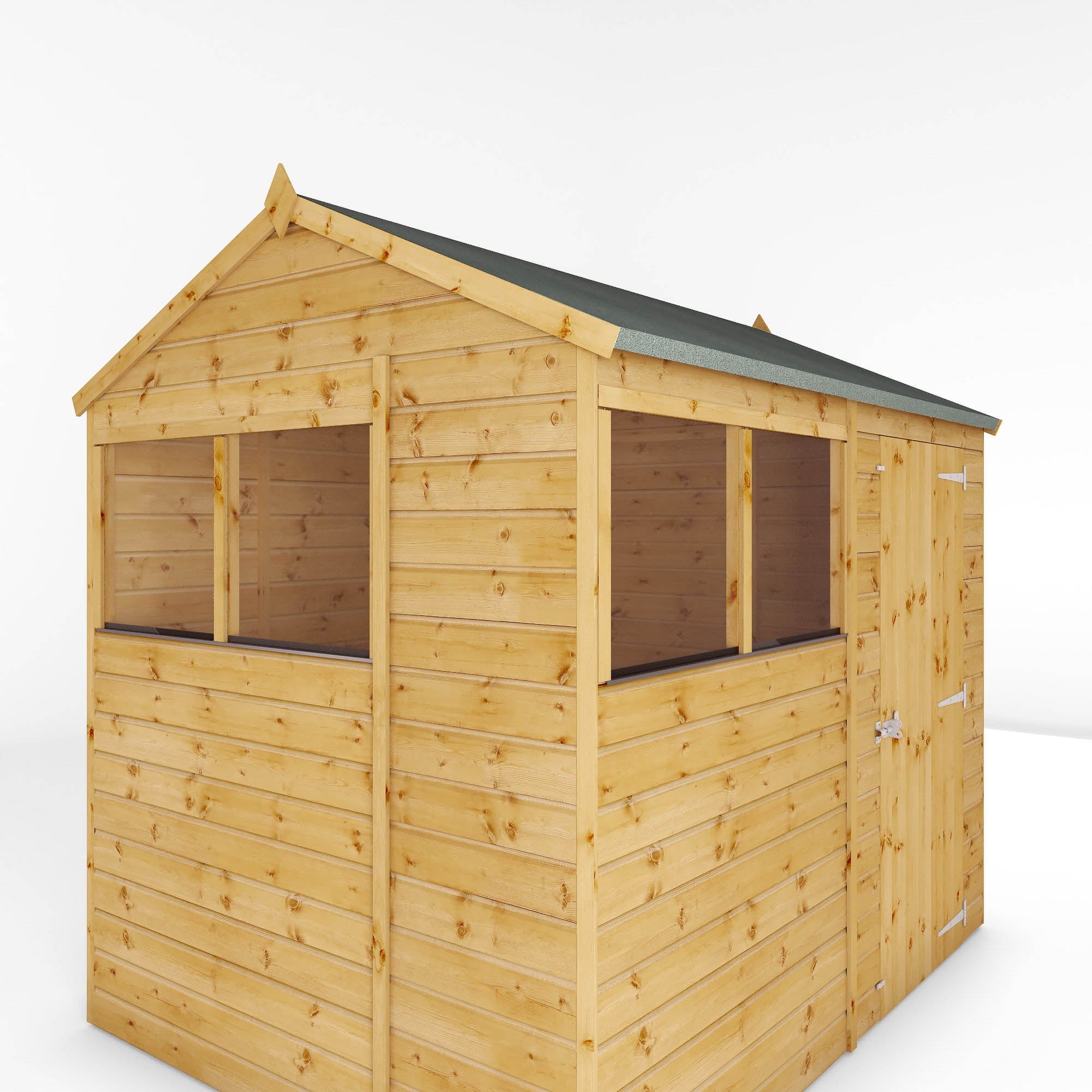 Mercia 8 x 6 Modular Shiplap Apex Shed