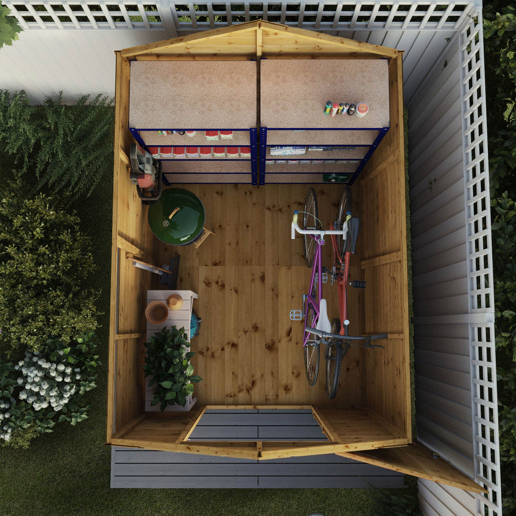 Mercia 8x6 Security Shiplap Apex Shed