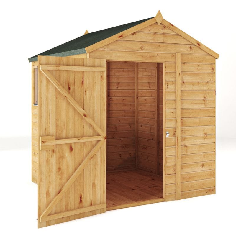 Mercia The Woodsman 6x6 Shiplap Apex Wooden Shed