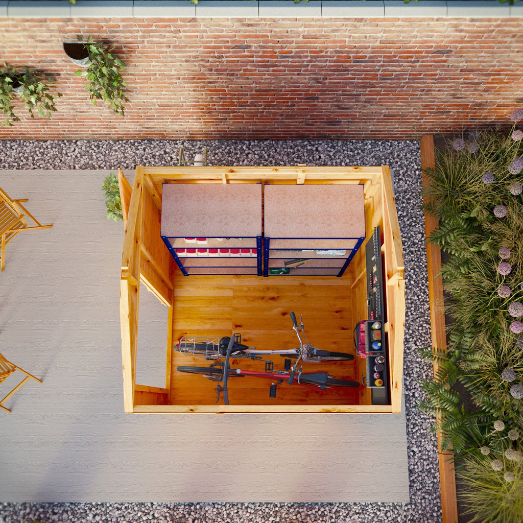 Mercia The Woodsman 6x6 Shiplap Apex Wooden Shed