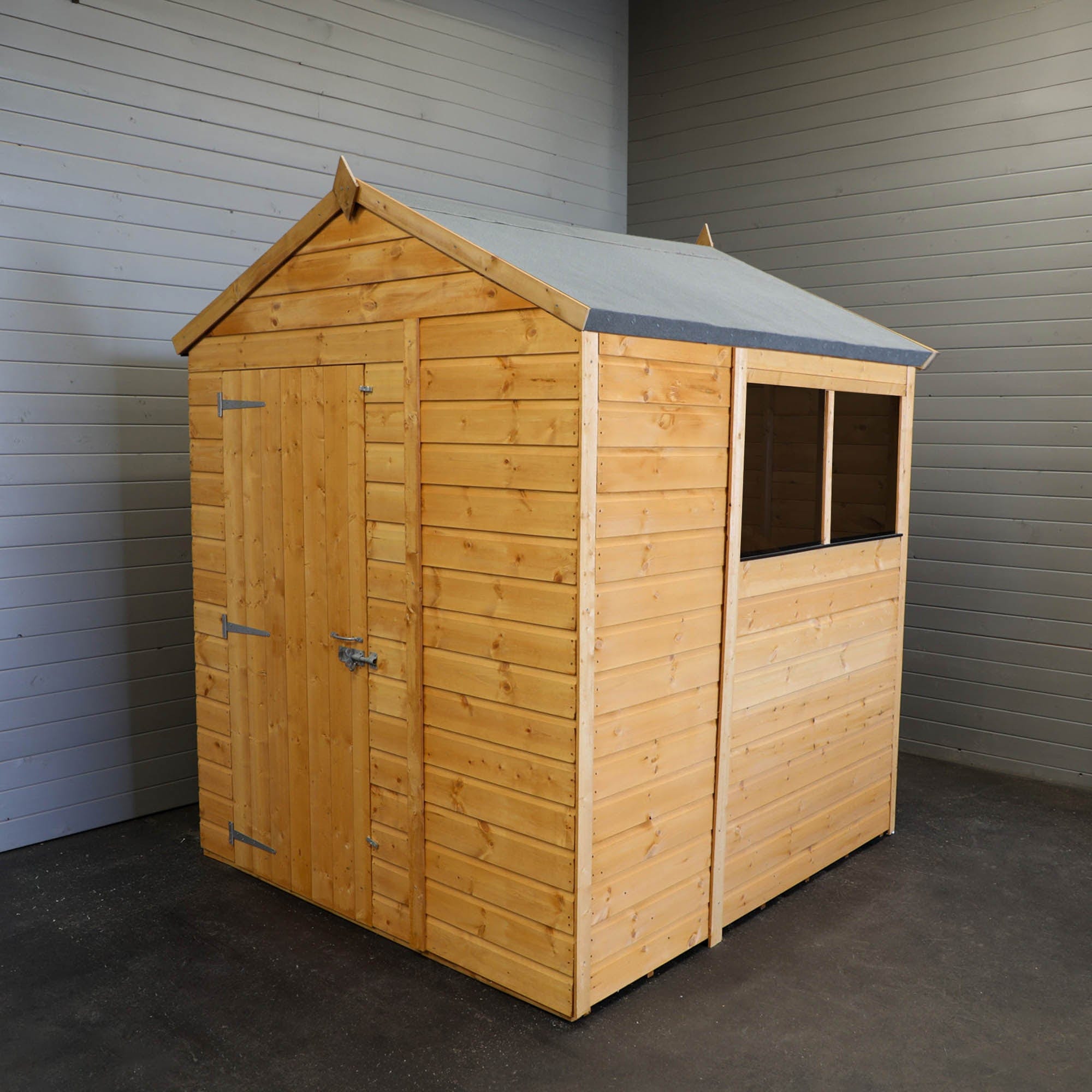 Mercia The Woodsman 6x6 Shiplap Apex Wooden Shed
