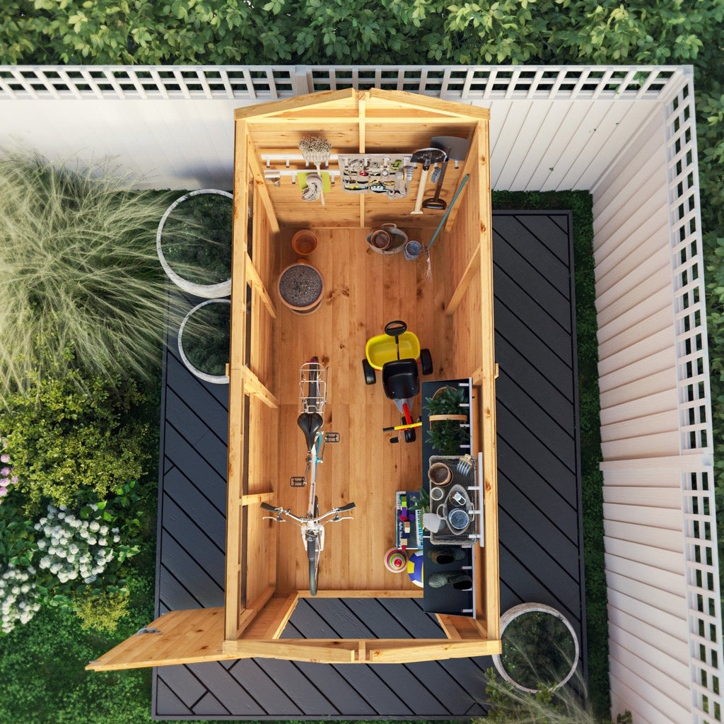 Mercia The Woodsman 8x4 Shiplap Apex Wooden Shed