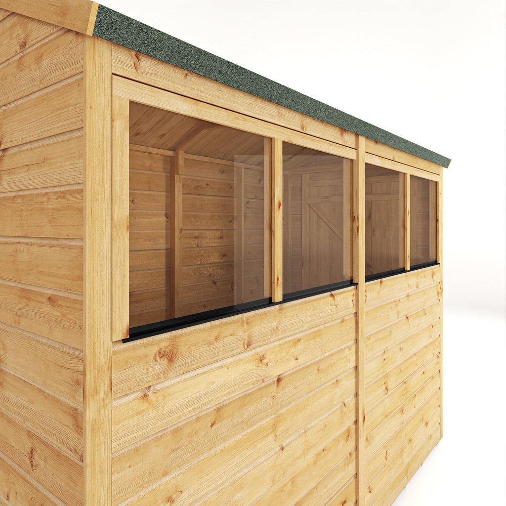Mercia The Woodsman 8x4 Shiplap Apex Wooden Shed