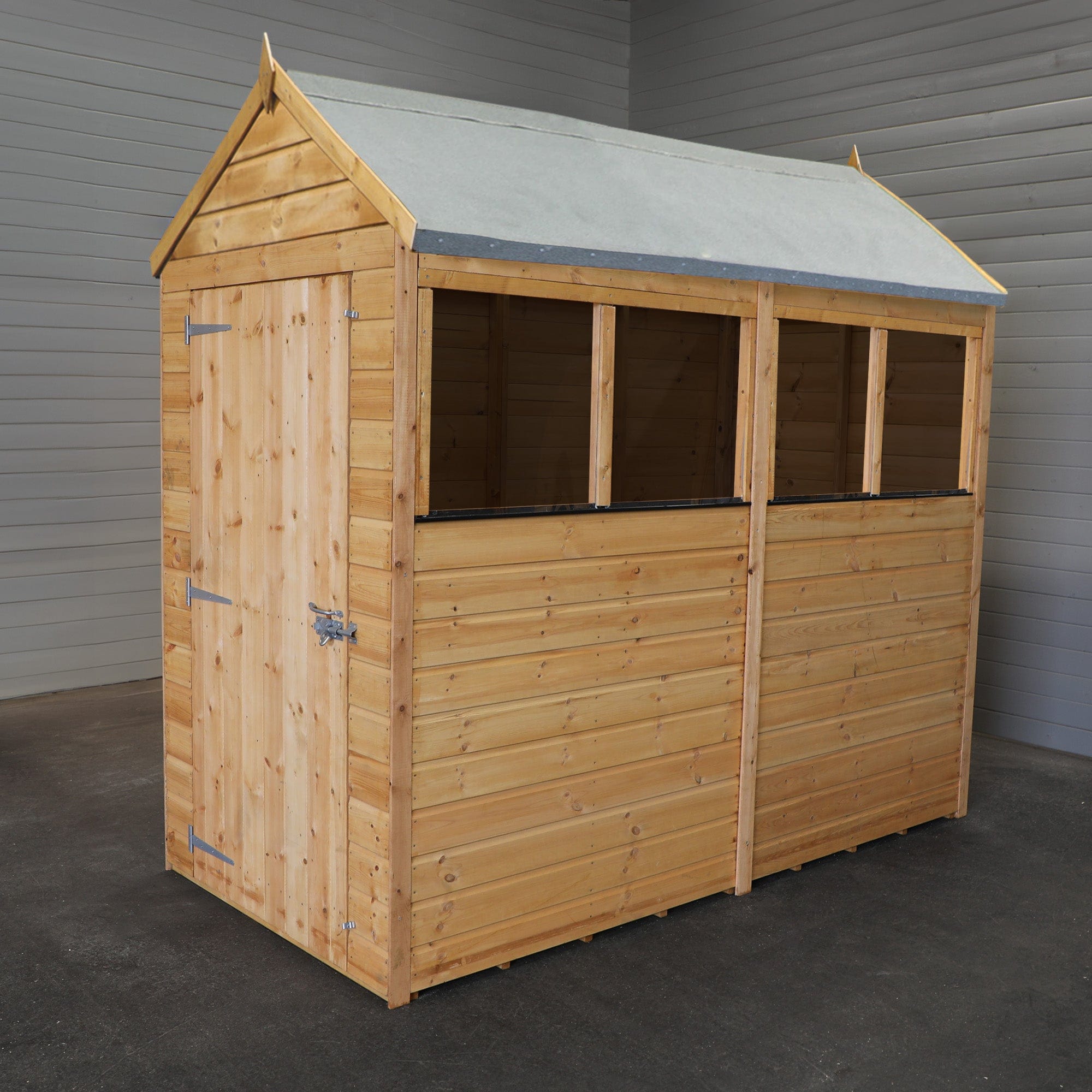 Mercia The Woodsman 8x4 Shiplap Apex Wooden Shed