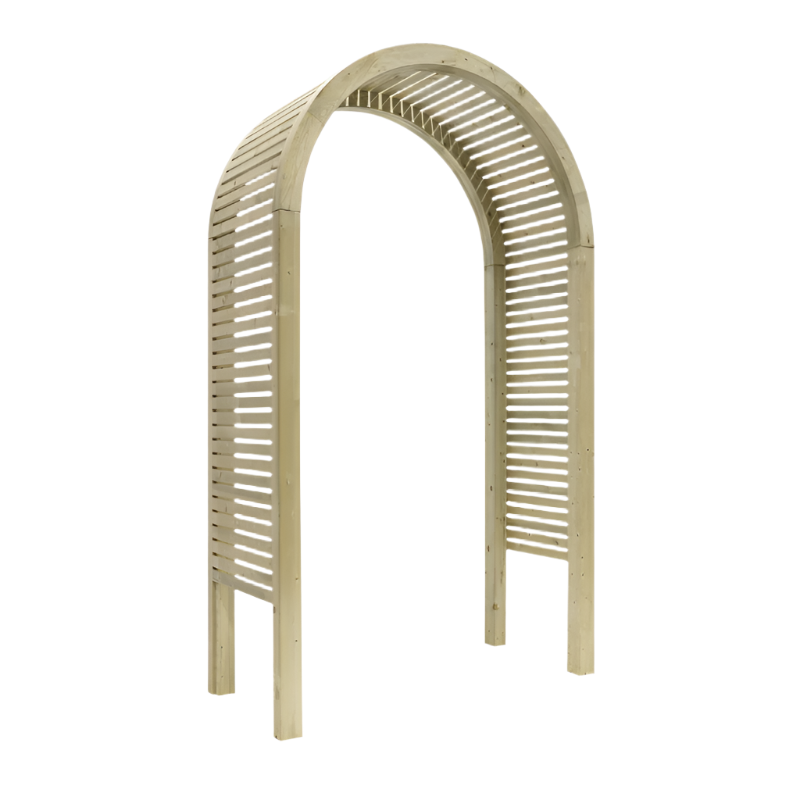 Shire 9 x 5 Contemporary Green Pressure Treated Garden Arch