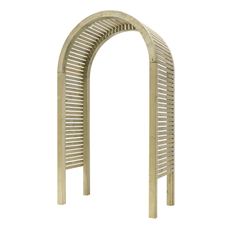 Shire 9 x 5 Contemporary Green Pressure Treated Garden Arch