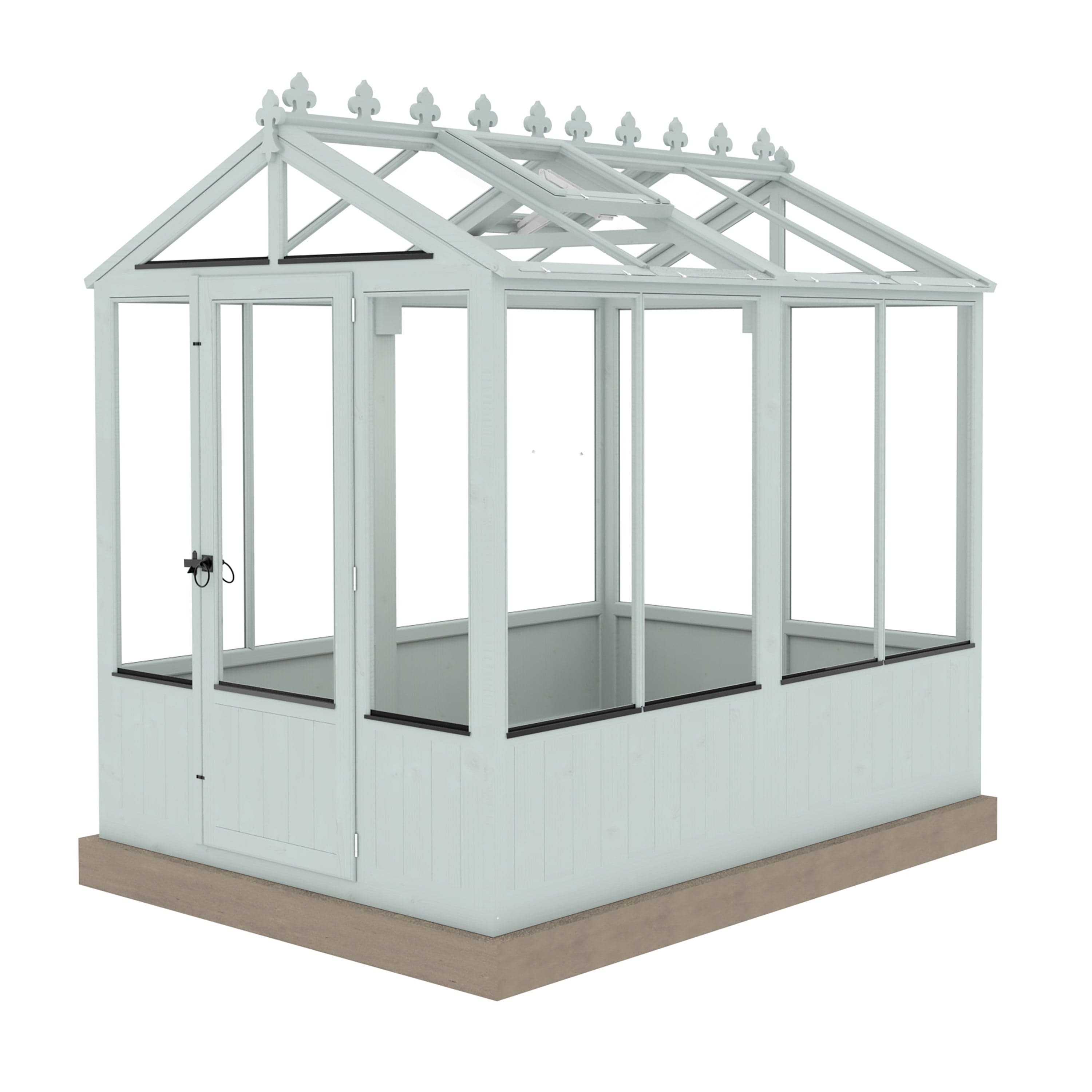 Shire Holkham 6 x 8 Wooden Greenhouse