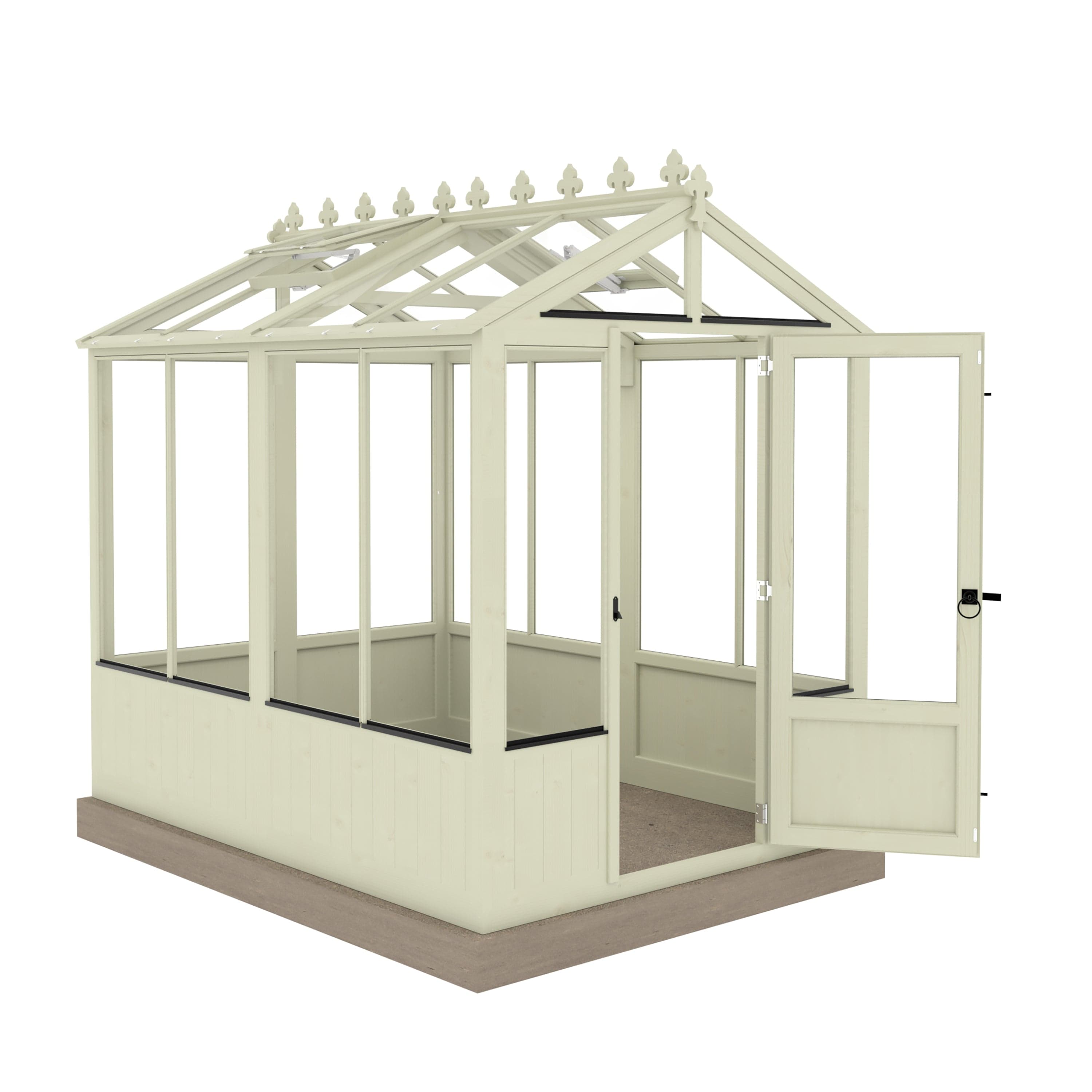 Shire Holkham 6 x 8 Wooden Greenhouse