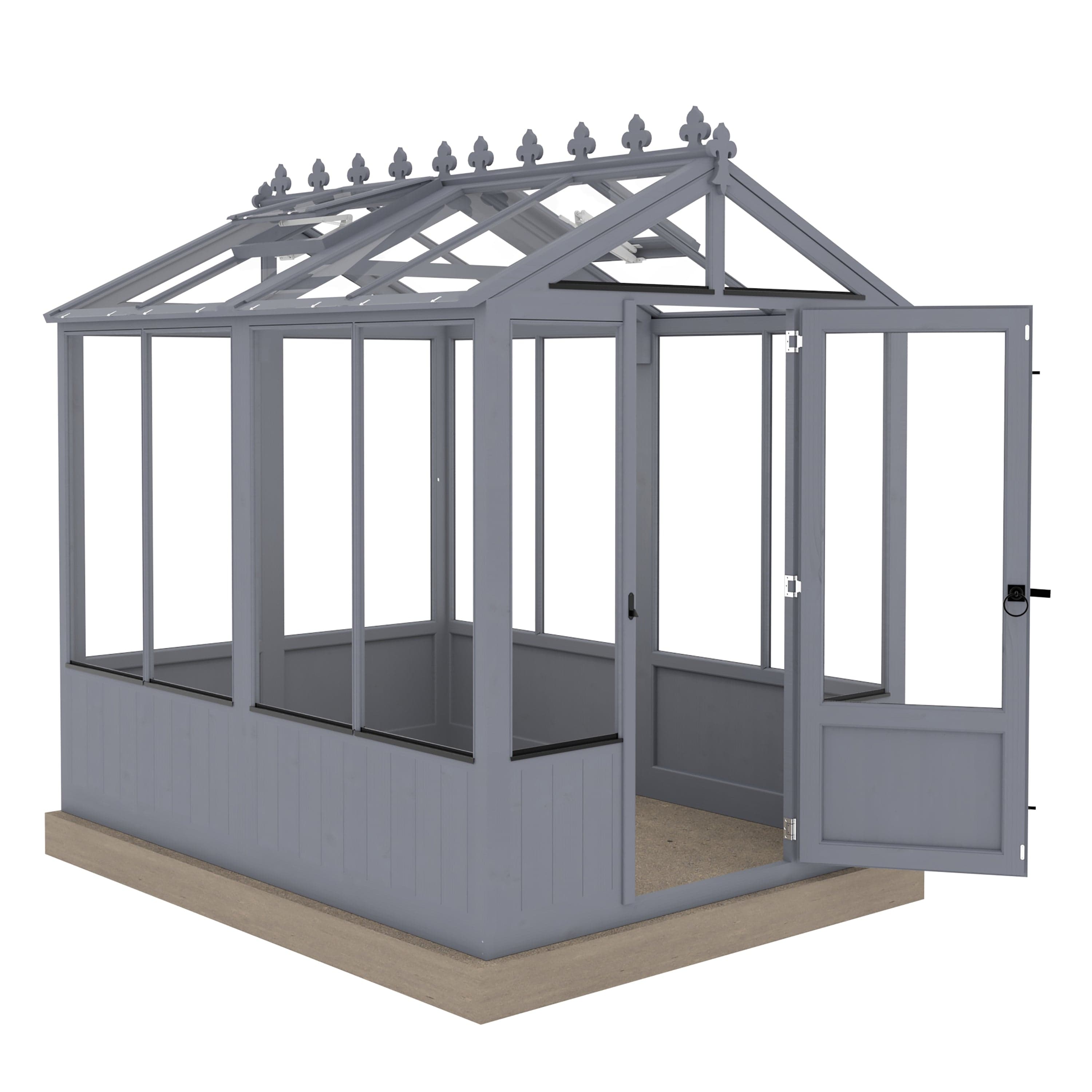 Shire Holkham 6 x 8 Wooden Greenhouse