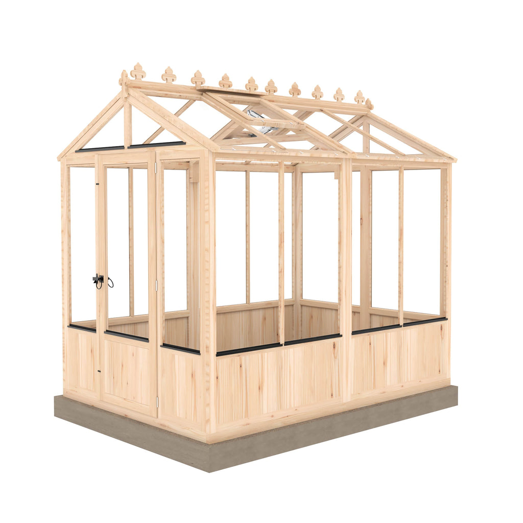 Shire Holkham 6 x 8 Wooden Greenhouse