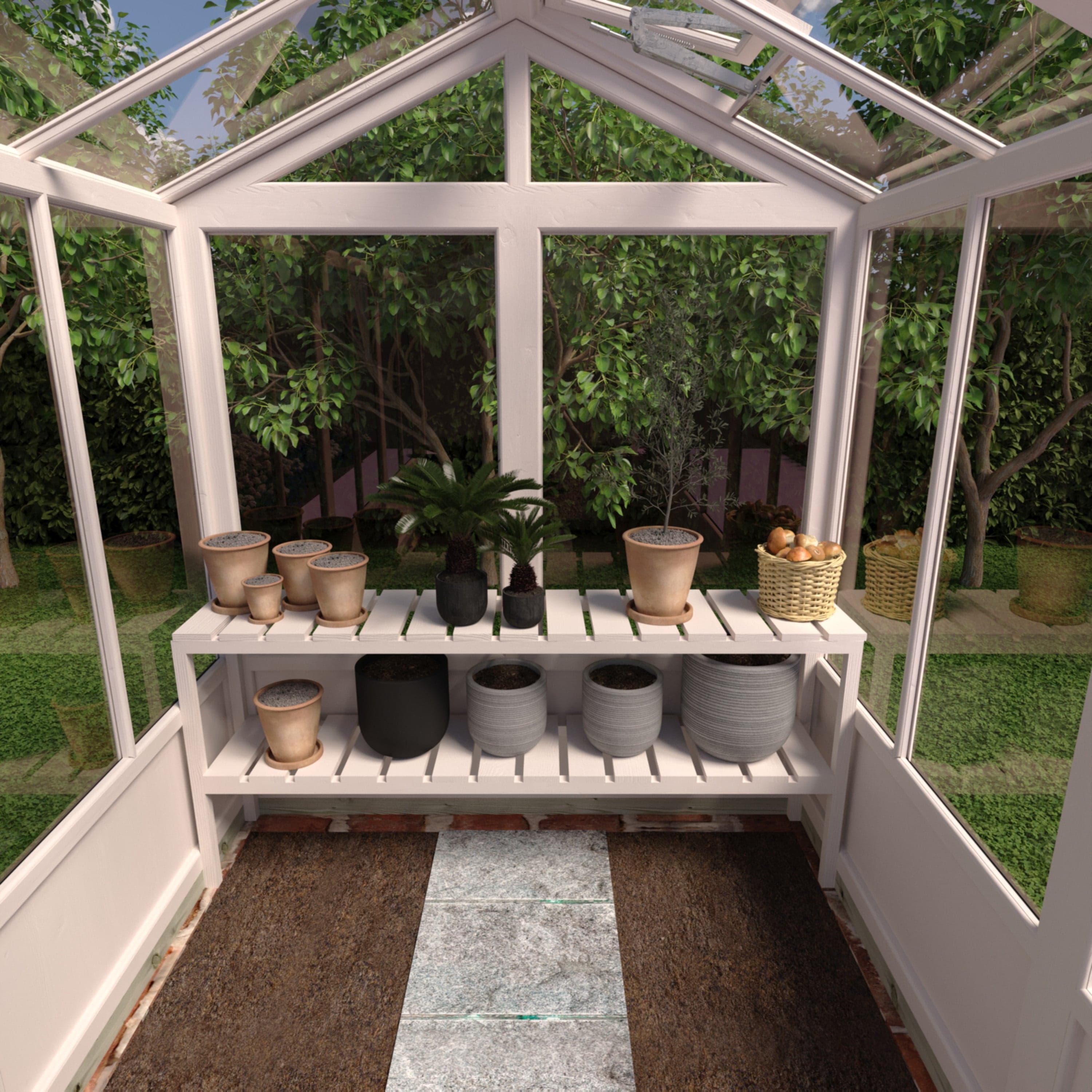 Shire Holkham 6 x 12 Wooden Greenhouse