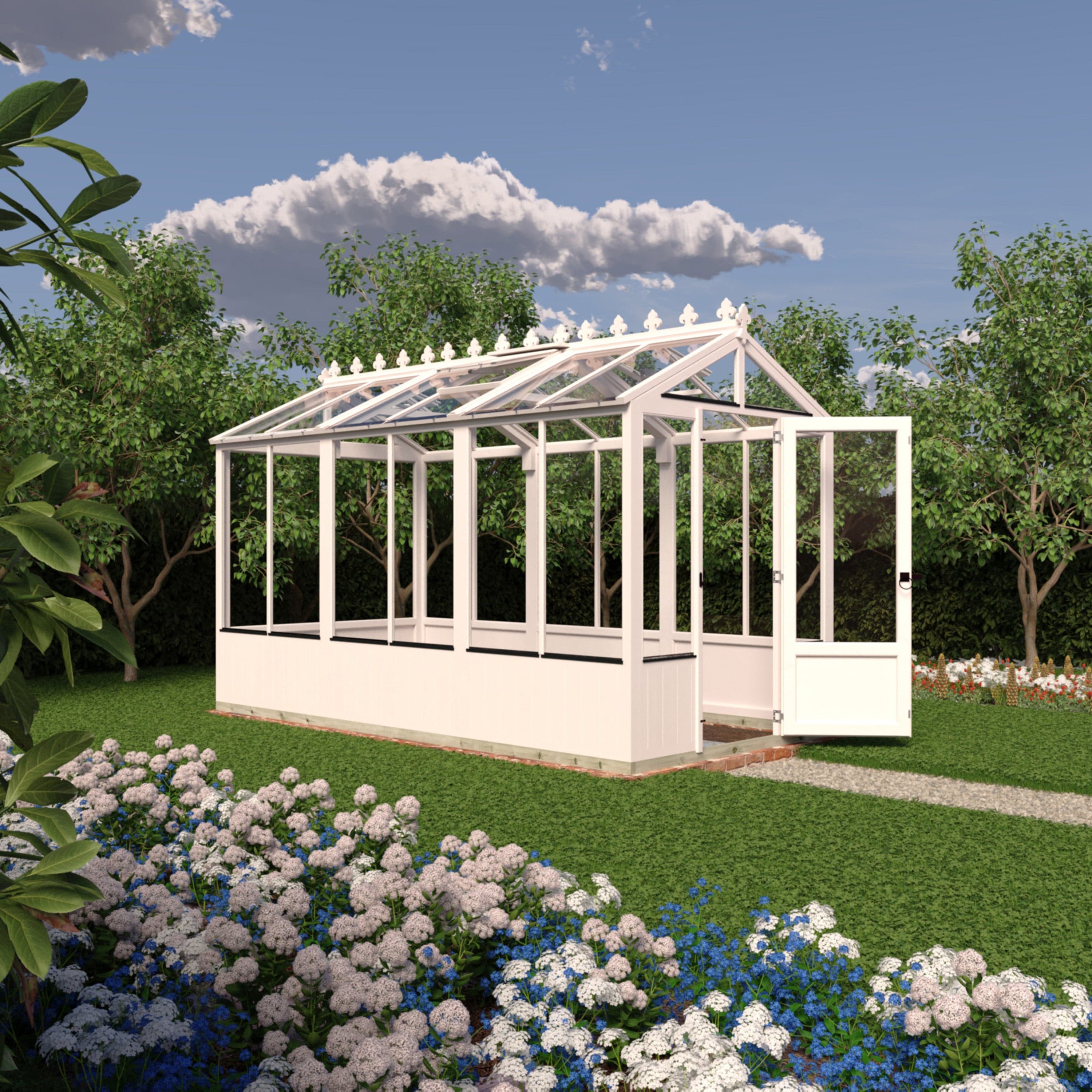 Shire Holkham 6 x 12 Wooden Greenhouse