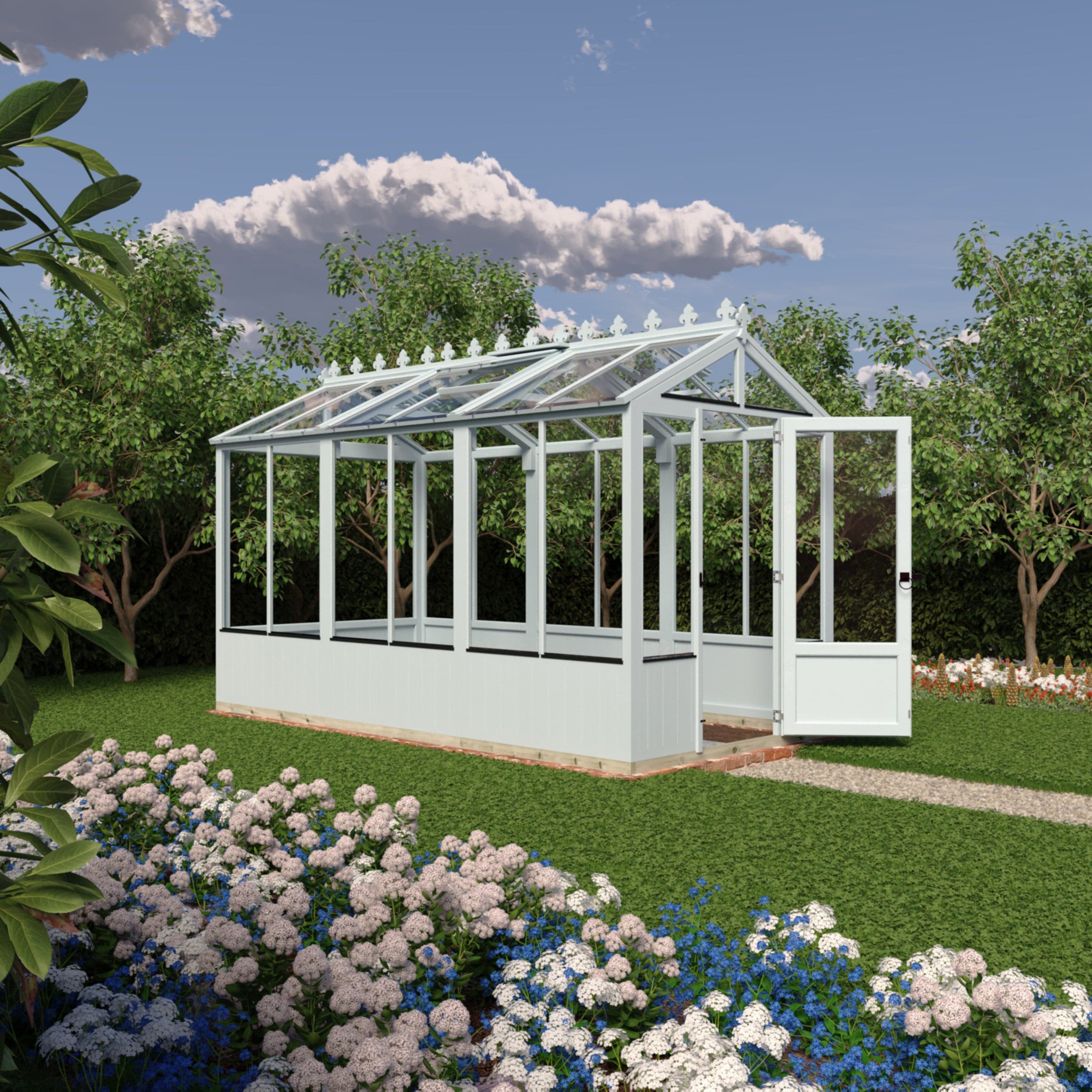 Shire Holkham 6 x 12 Wooden Greenhouse