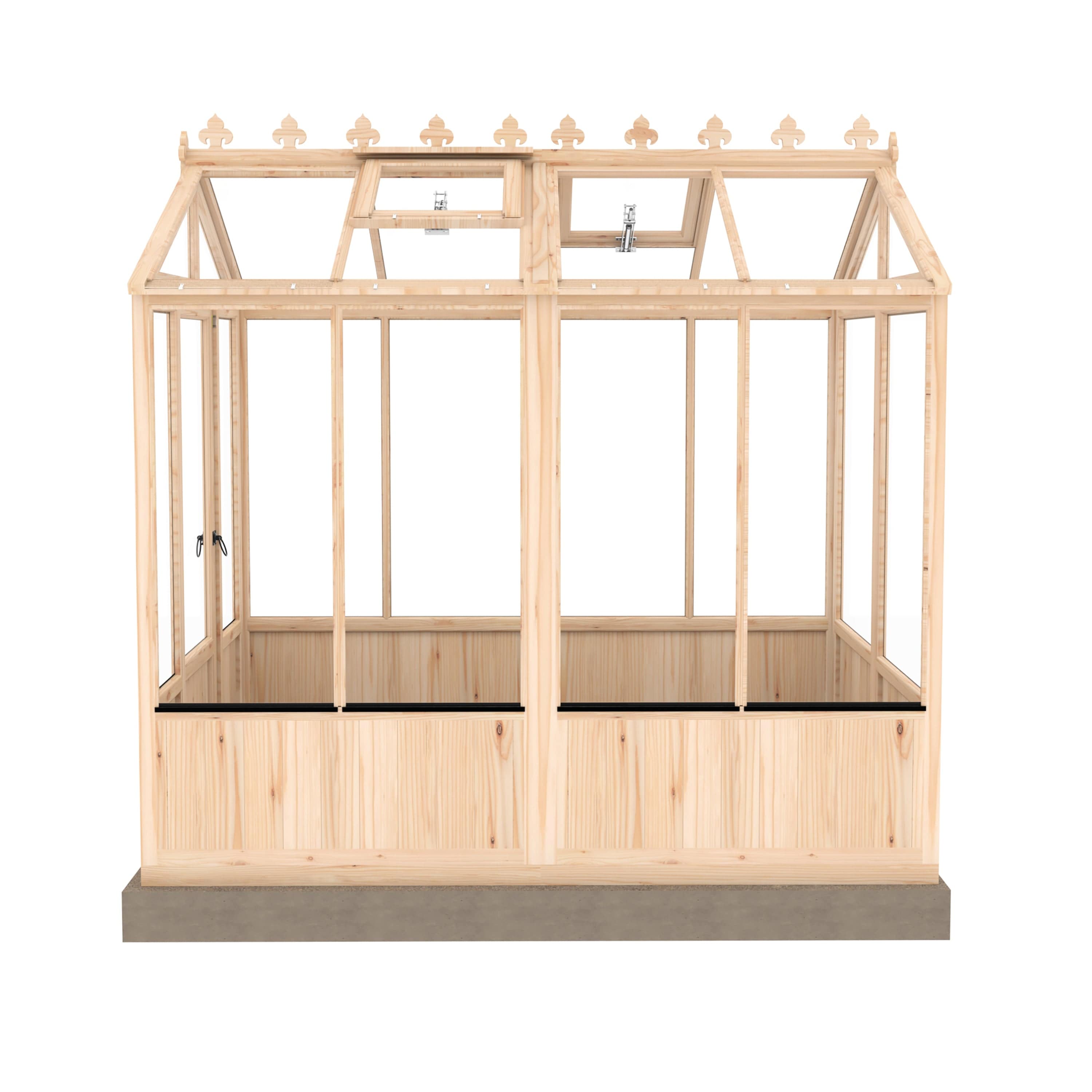 Shire Holkham 6 x 8 Wooden Greenhouse