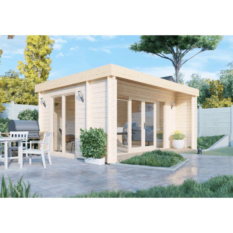 Shire Nuuk 16 x 13 44mm Log Cabin