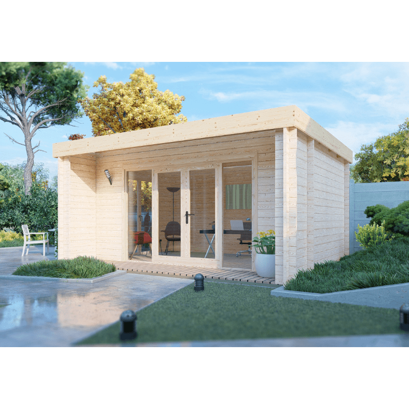 Shire Nuuk 16 x 13 44mm Log Cabin