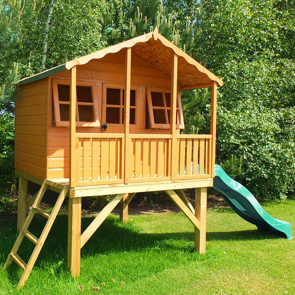 Shire 6x4 Stork Playhouse with Platform & Slide