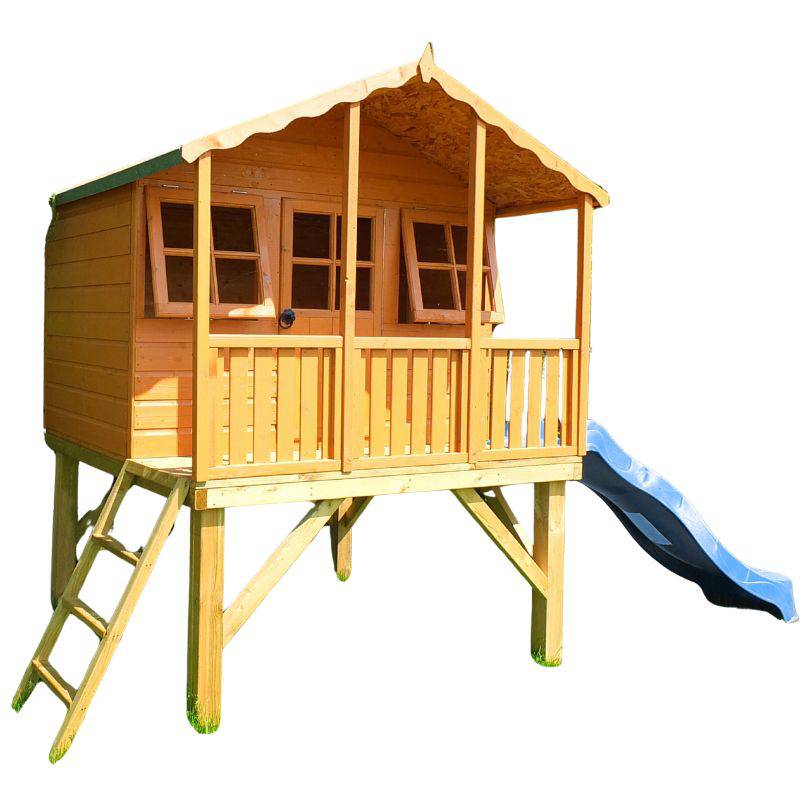 Shire 6x4 Stork Playhouse with Platform & Slide