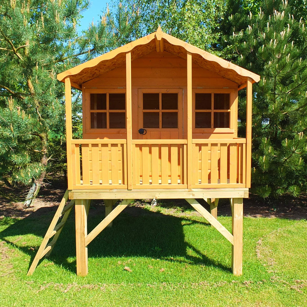 Shire 6x4 Stork Playhouse with Platform & Slide