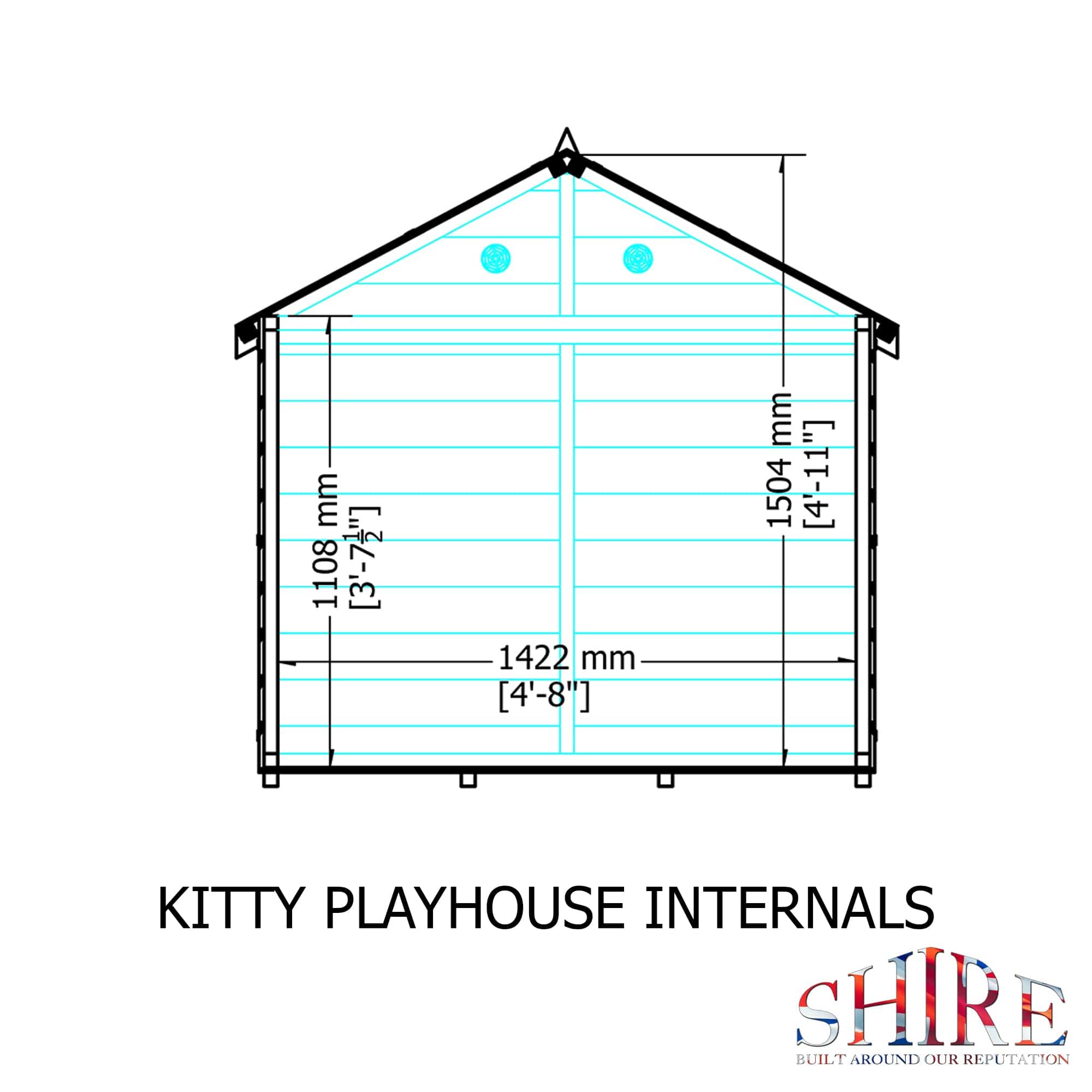 Shire Kitty Playhouse 5x4