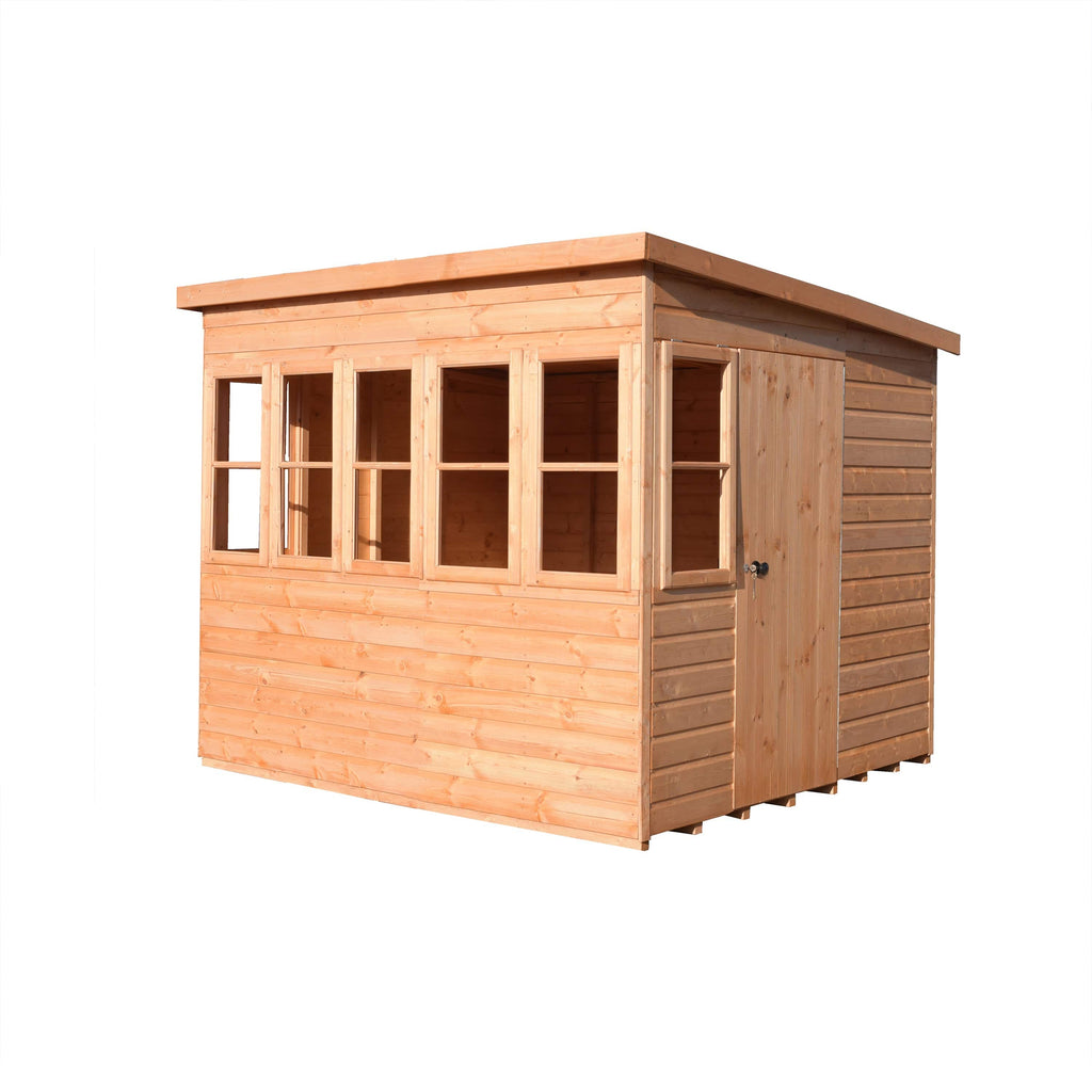 Shire 8x6 Sun Pent Potting Shed