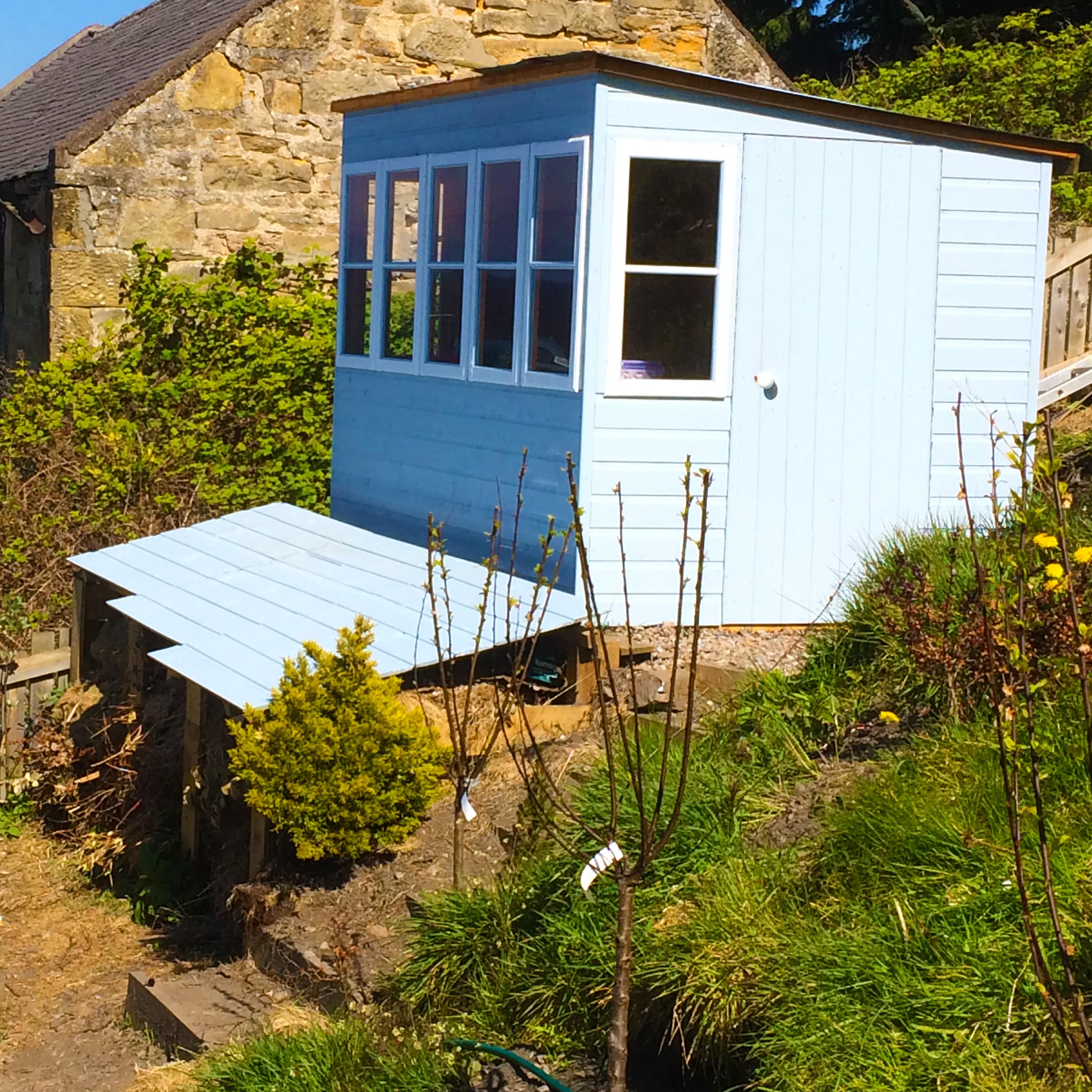 Shire 8x6 Sun Pent Potting Shed