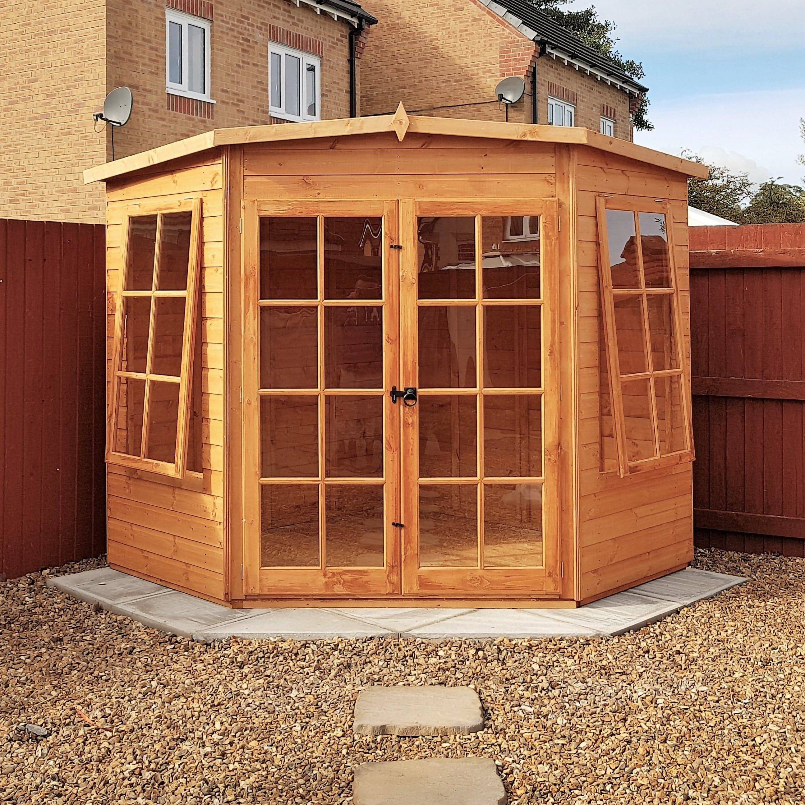 Shire Hampton 7x7 Corner Summerhouse