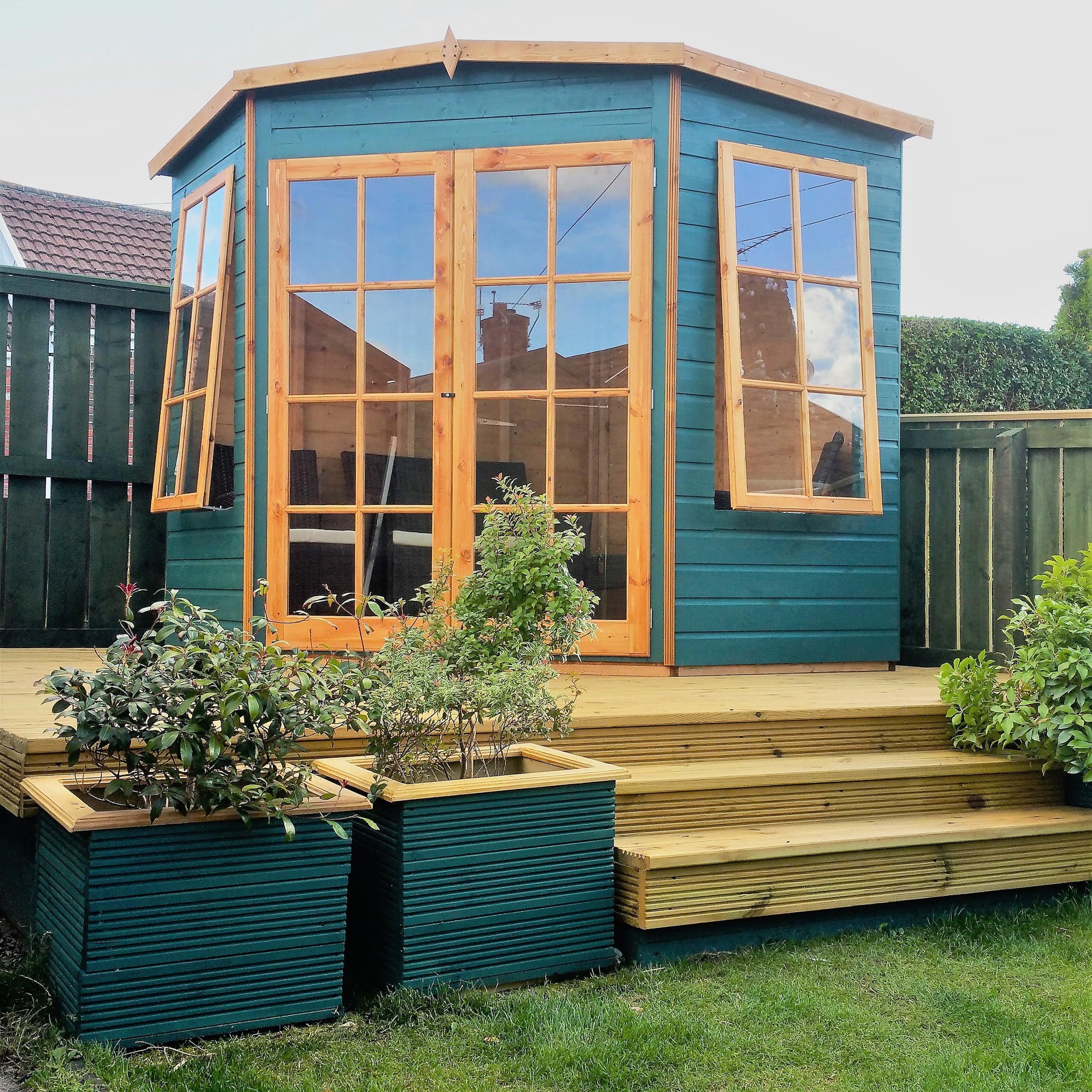 Shire Hampton 7x7 Corner Summerhouse