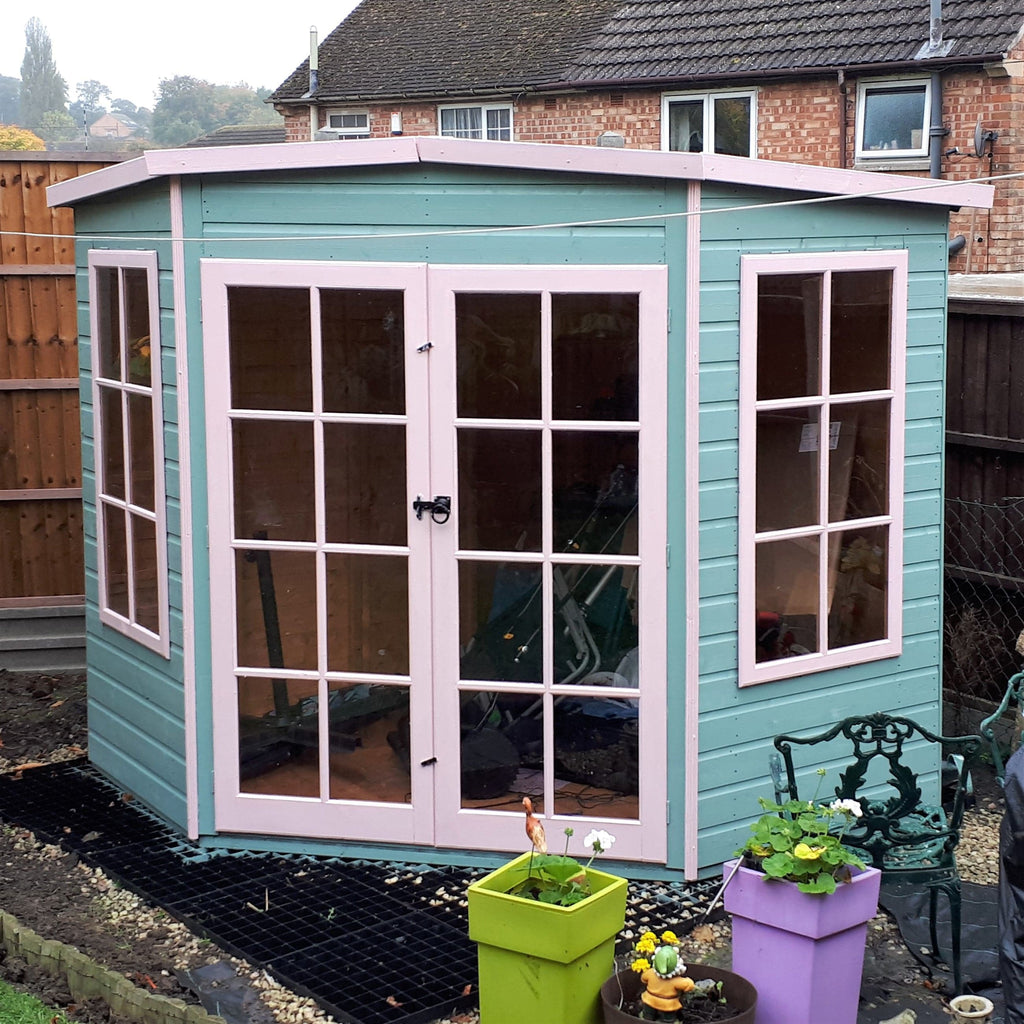 Shire Hampton 7x7 Corner Summerhouse