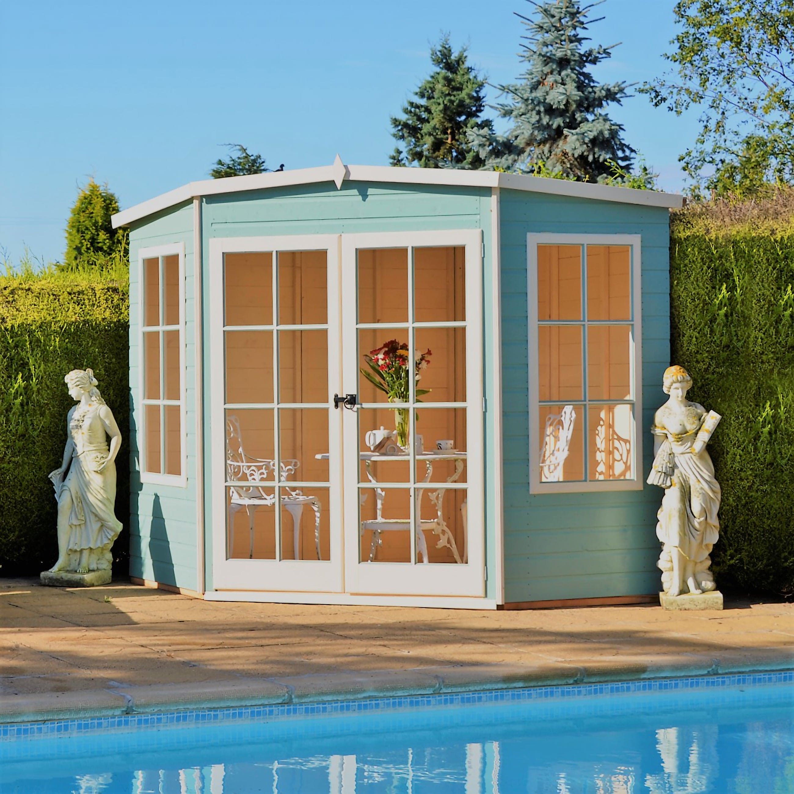 Shire Hampton 7x7 Corner Summerhouse