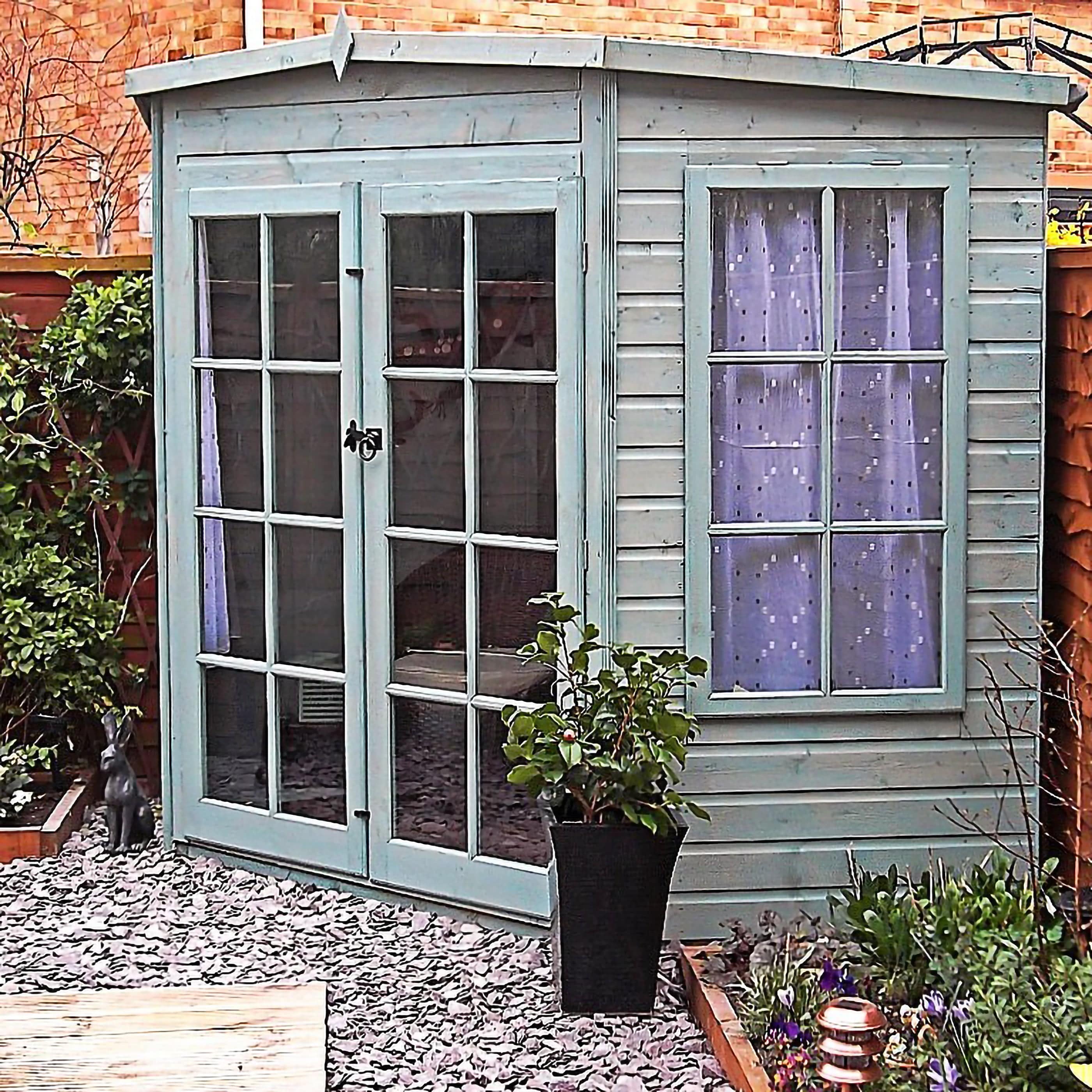 Shire Hampton 7x7 Corner Summerhouse