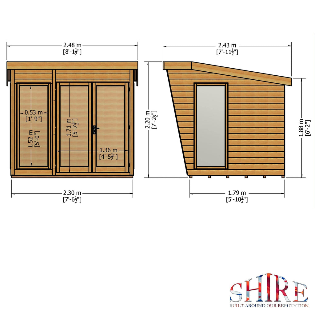 Shire Highclere 8x6 Summerhouse
