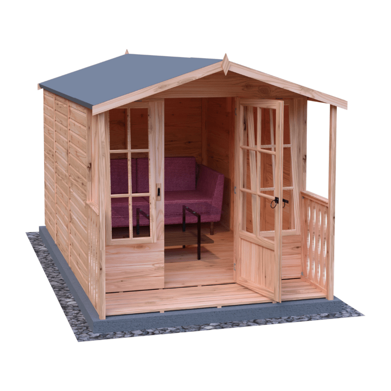 Shire Badminton 7 x 10 Summerhouse with Verandah
