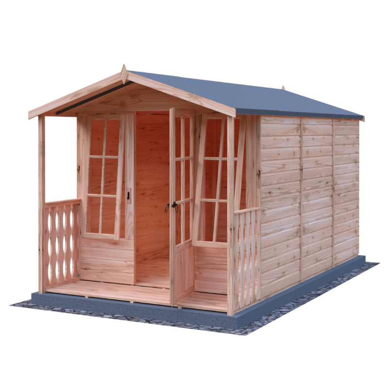 Shire Badminton 7 x 10 Summerhouse with Verandah