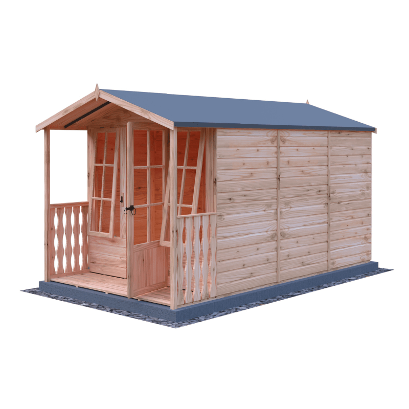 Shire Badminton 7 x 10 Summerhouse with Verandah
