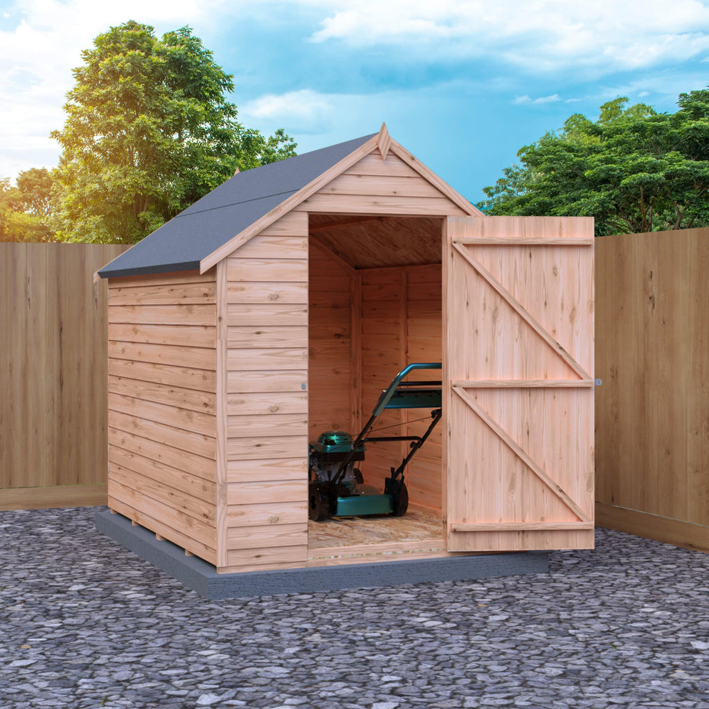 Shire 7x5ft Value Overlap Shed - Single Door