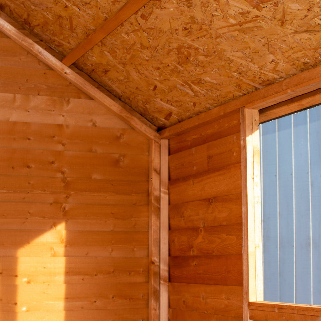 Shire 8x6 Overlap Shed Dip Treated With Windows