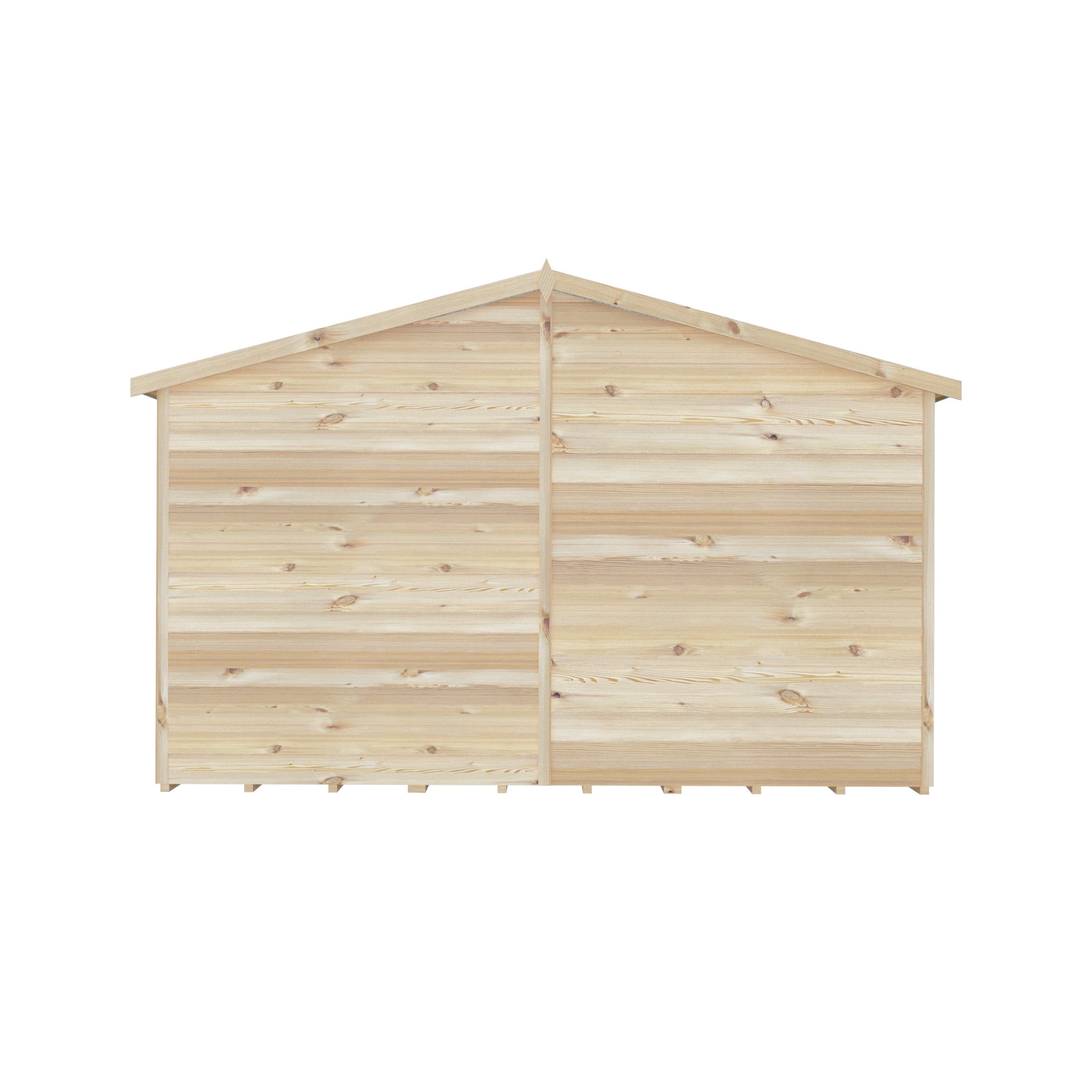 Shire Overlap Double Door Shed - 10x15ft