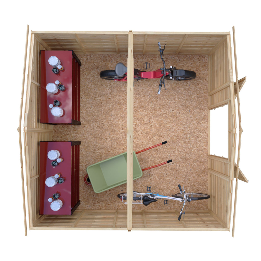 Shire Overlap Double Door Shed - 10x15ft