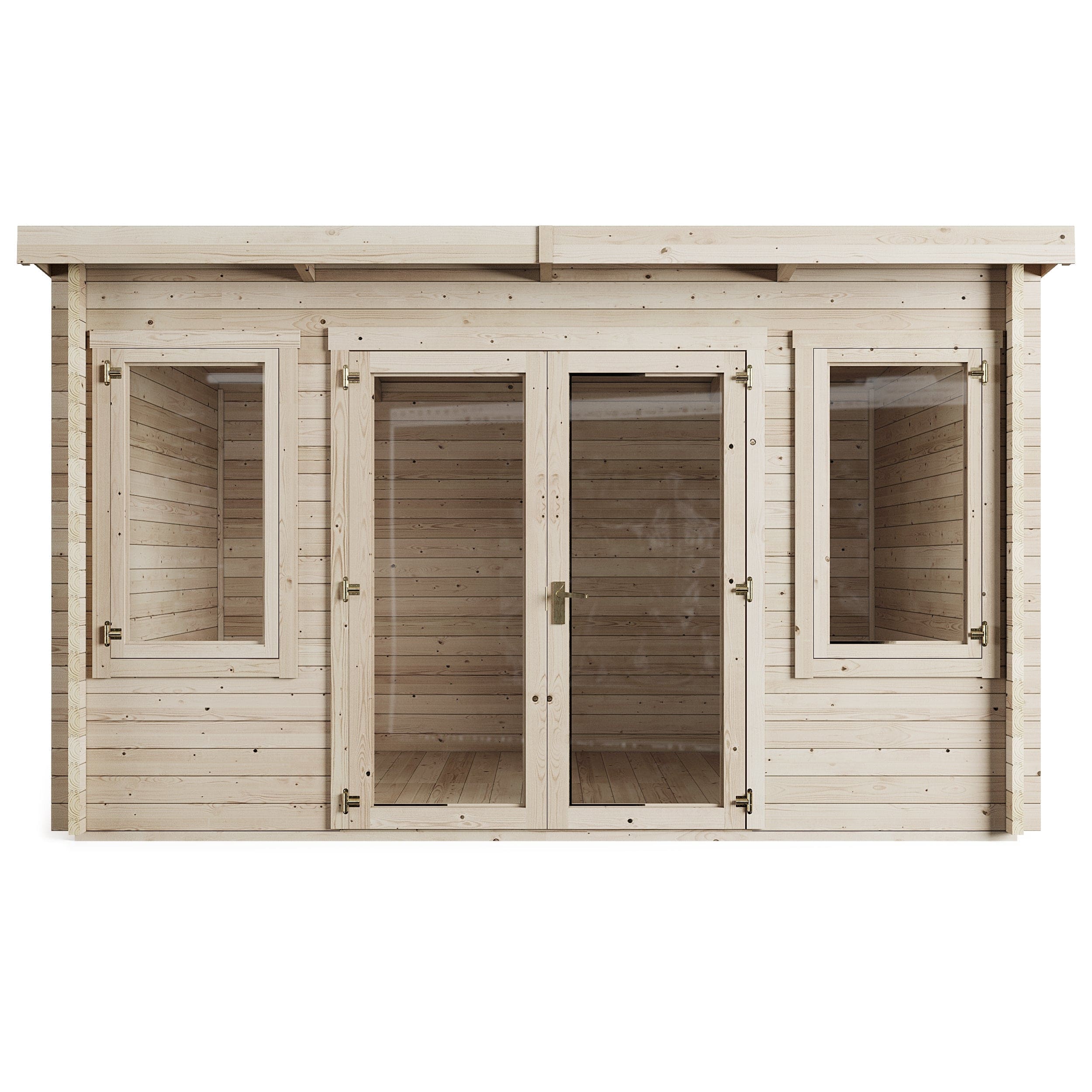 Store More Ashley Pent Log Cabin Garden Room - 4x3m