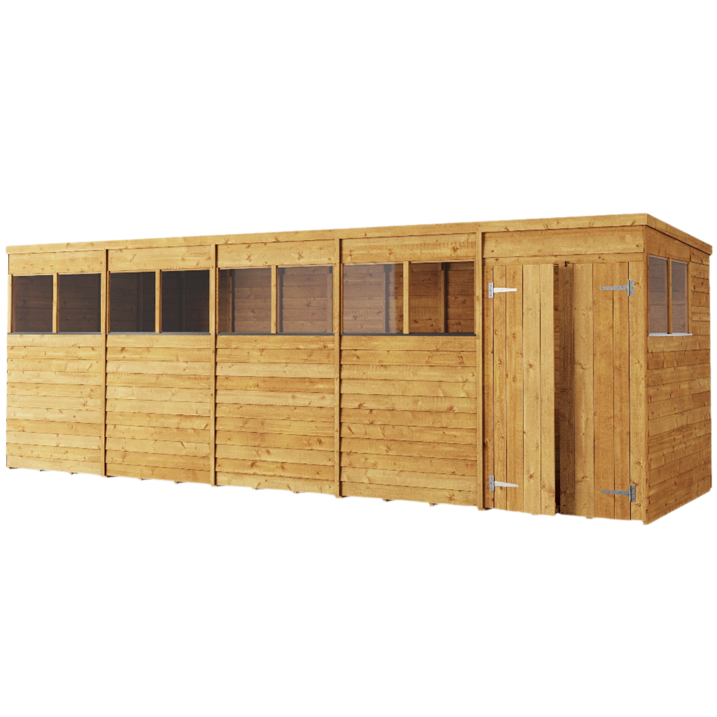 Store More 20 x 6 Pressure Treated Overlap Pent Shed