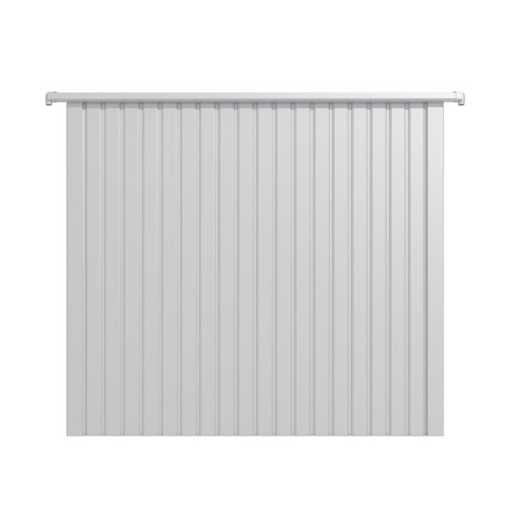 Lotus Minos 7 x 6 Pent Aluminium Metal Shed - White