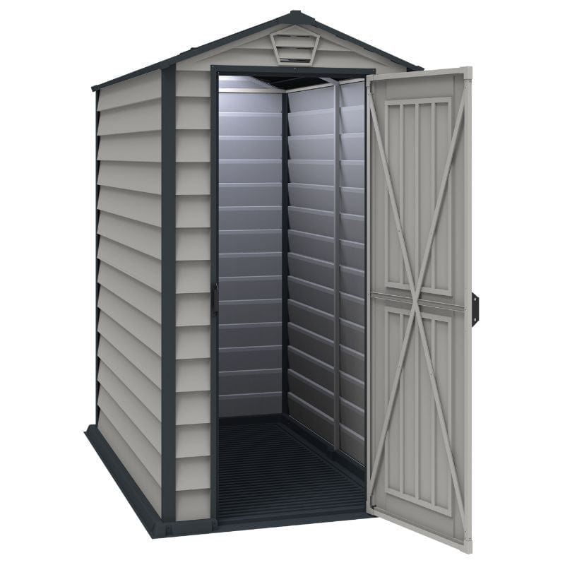 Saffron Apex Plus 4x6 Vinyl Shed