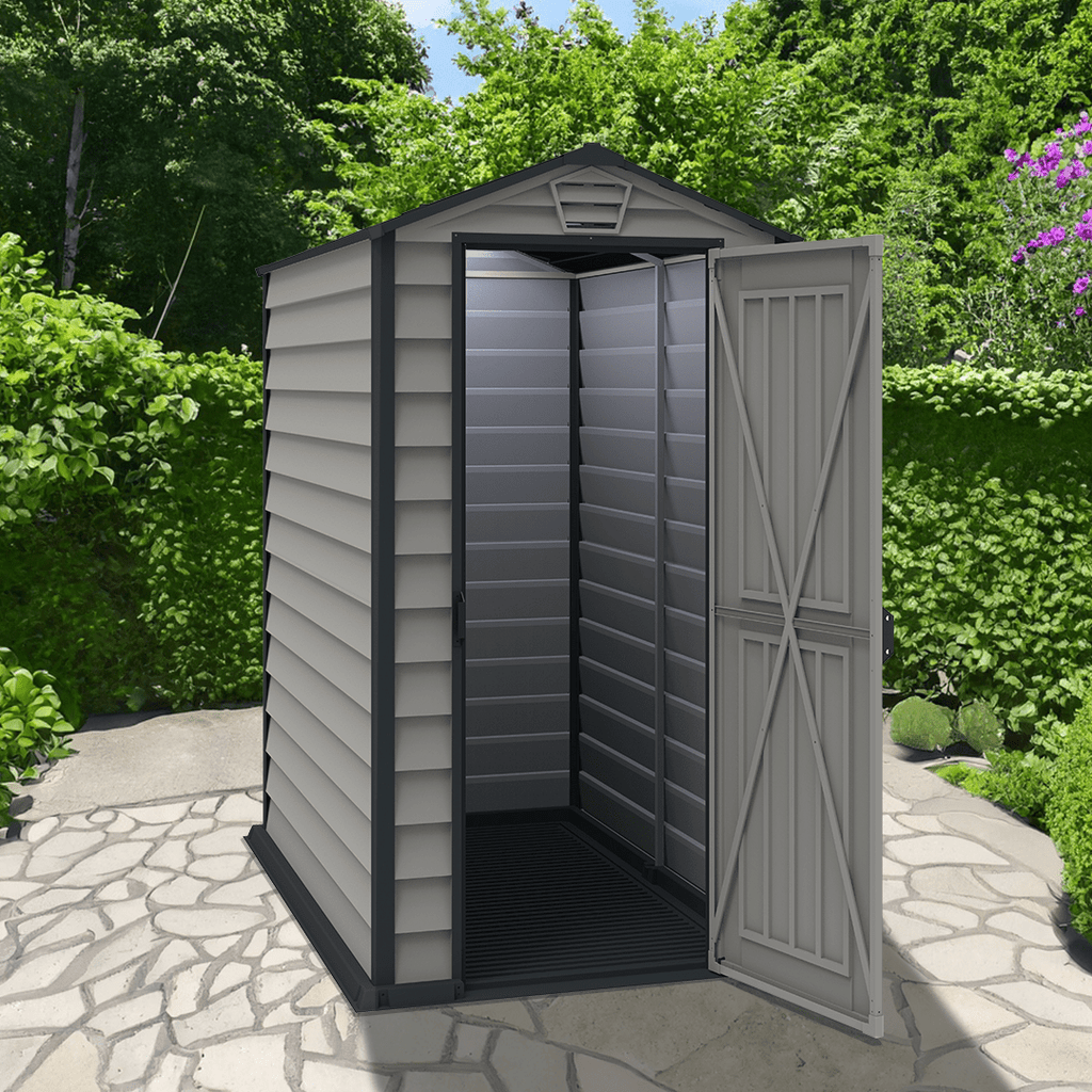 Saffron Apex Plus 4x6 Vinyl Shed