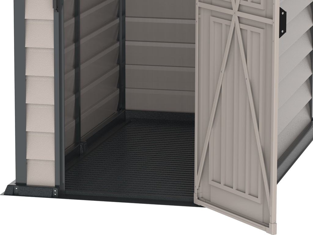 Saffron Apex Plus 4x6 Vinyl Shed