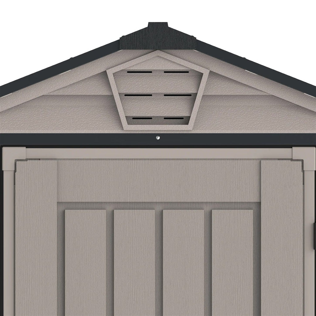Saffron Apex Plus 4x6 Vinyl Shed