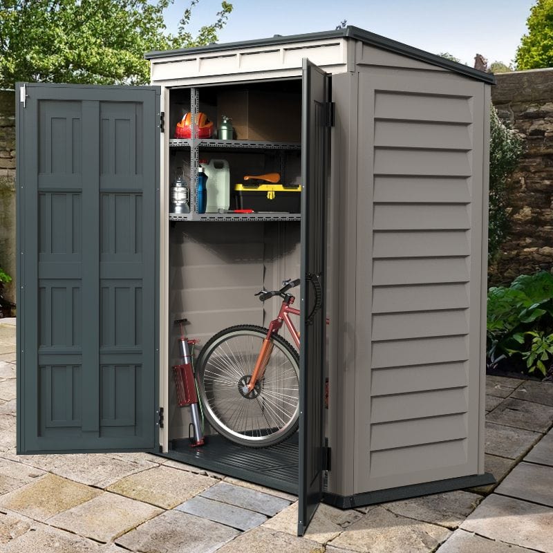 Saffron Pent Plus 5x3 Vinyl Shed