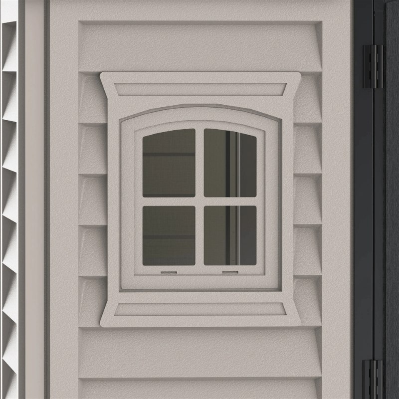 Saffron Apex Plus 10.5x8ft Vinyl Shed