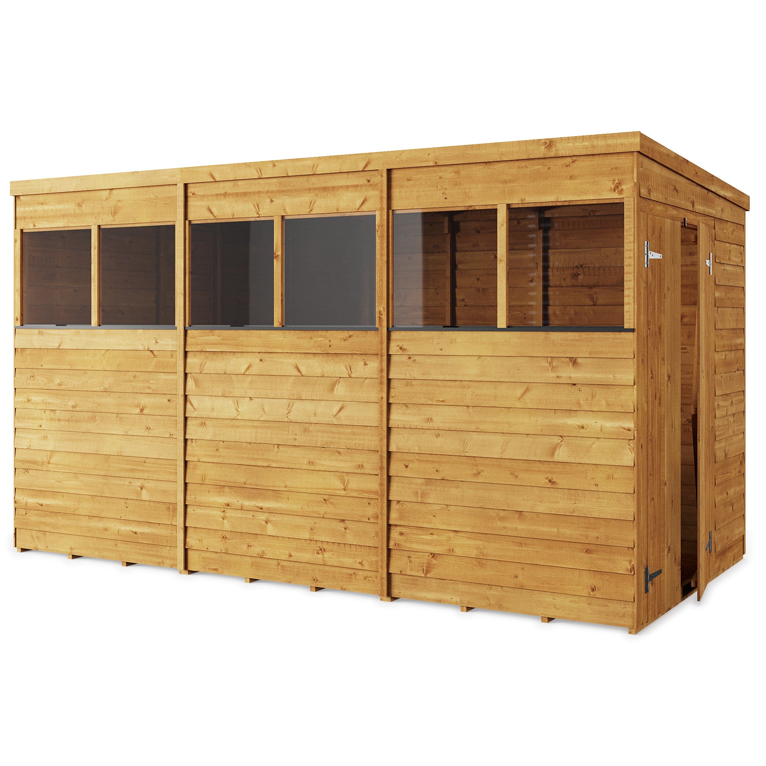 Store More 12 x 6 Pressure Treated Overlap Pent Shed